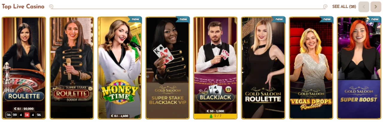 BetHall Live Casino